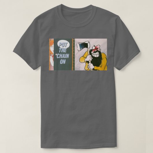 PIF zet de keten aan T-shirt (Design voorkant)