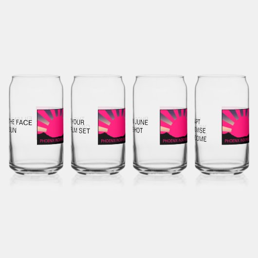 PIFMG GRAPPIGE Drinkware Set Blikvorm Glas (Rechts)
