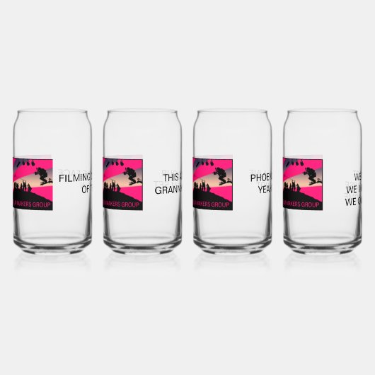 PIFMG GRAPPIGE Drinkware Set Blikvorm Glas (Links)