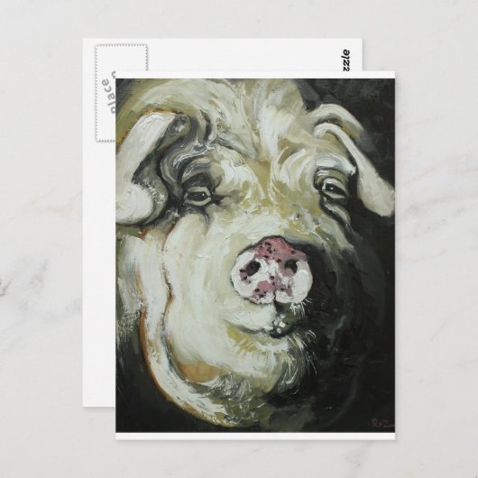 Pig#7 Briefkaart (Voorkant / Achterkant)