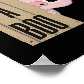 Pig A Boo Fence Poster (Hoek)