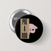 Pig A Boo Fence Ronde Button 5,7 Cm (Voorkant /achterkant)
