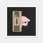 Pig A Boo Fence Servet (Voorkant)