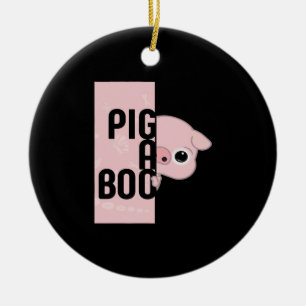 Pig A Boo Keramisch Ornament