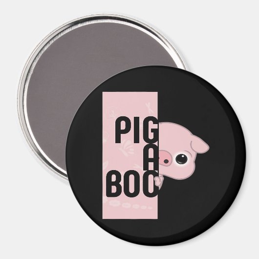 Pig A Boo Magneet (Voorkant / Achterkant)