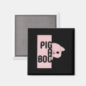Pig A Boo Magneet (Voorkant / Achterkant)