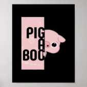 Pig A Boo Poster (Voorkant)