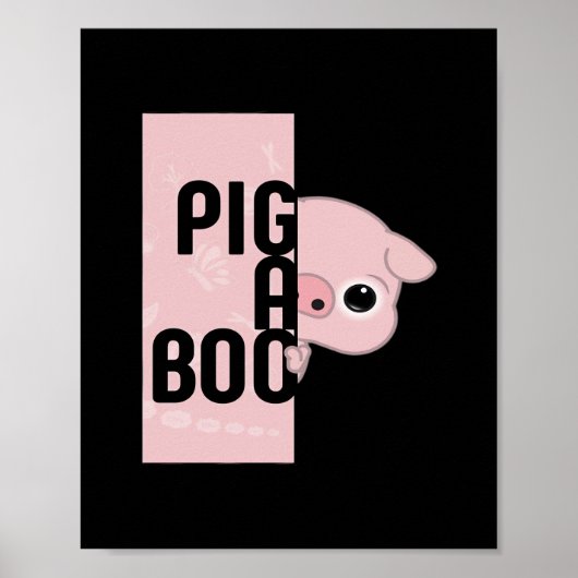 Pig A Boo Poster (Voorkant)