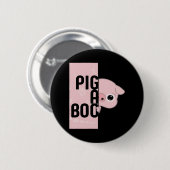 Pig A Boo Ronde Button 5,7 Cm (Voorkant /achterkant)