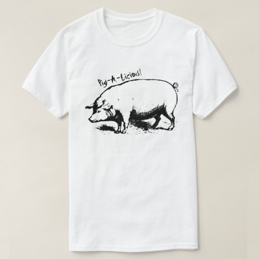 Pig-A-Licious BBQ TShirt (Design voorkant)