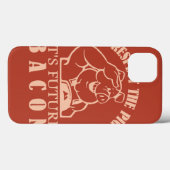 PIG AAN BACON, aangepaste kleur, iPad case (Achterkant (horizontaal))
