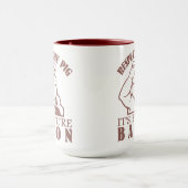 PIG AAN mok BACON - kies stijl & kleur (Midden)