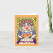 PIG & ACORN PIE, THANKSGIVING GEMAAKT MET LOVE lee Kaart (Voorkant)