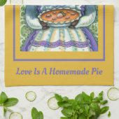 PIG & ACORN PIE, THANKSGIVING GEMAAKT MET LOVE THEEDOEK (Gevouwen)