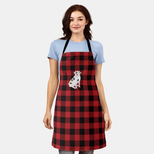 Pig Allover Apron Schort (Gedragen)