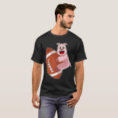 Pig American Football T-shirt (Voorkant volledig)