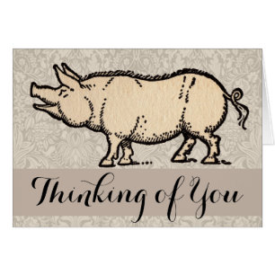 Pig Antiek Piggy Cute