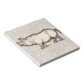 Pig Antiek Piggy Cute  Notitieblok (Schuin)