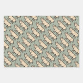 Pig Antiek Piggy Schattige  Illustratie Inpakpapier Vel (Voorkant 2)