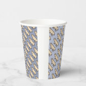 Pig Antiek Piggy Schattige  Illustratie Papieren Bekers (Rechts)