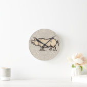 Pig Antiek Piggy Schattige  Illustratie Ronde Klok (Huis)