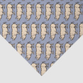 Pig Antiek Piggy Schattige Illustratie Tissuepapier (Detail)