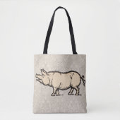 Pig Antiek Piggy Schattige Illustratie Tote Bag (Voorkant)