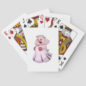 Pig as Bride with Wedding dress.PNG Pokerkaarten (Achterkant)