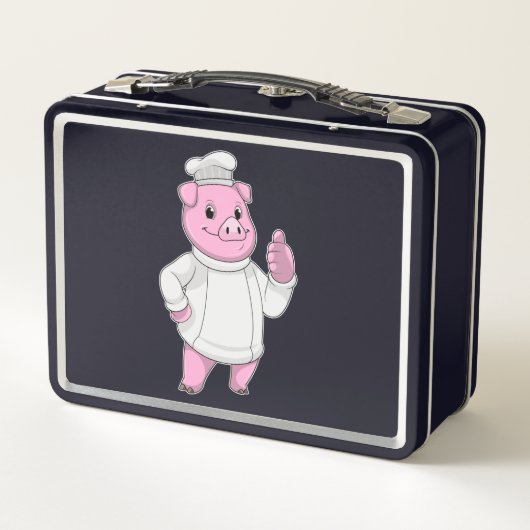 Pig as Cook with Chef hat (Achterkant)