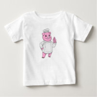 Pig as Cook with Chef hat