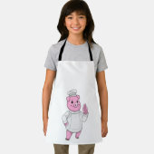 Pig as Cook with Chef hat Schort (Insitu)