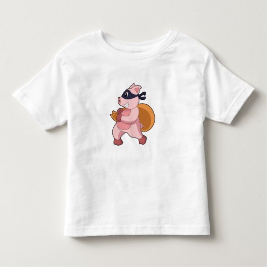 Pig as Runner Kinder Shirts (Voorkant)