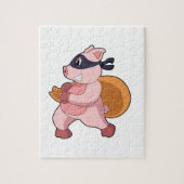 Pig as Runner Legpuzzel (Verticaal)