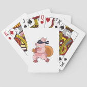 Pig as Runner Pokerkaarten (Achterkant)