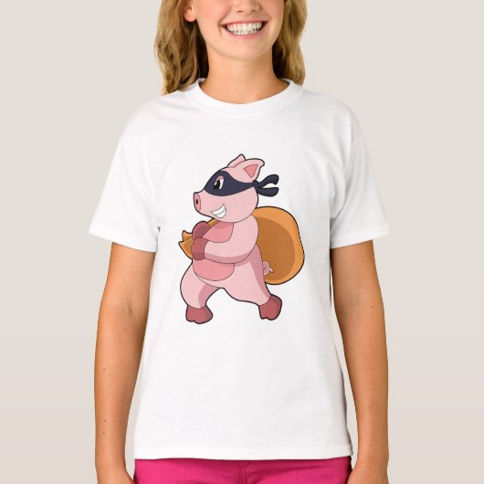 Pig as Runner T-shirt (Voorkant)