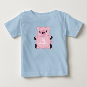 Pig Baby shower Boerderij Blue Boy
