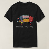 PIG BACON Funny Praise T-shirt (Design voorkant)