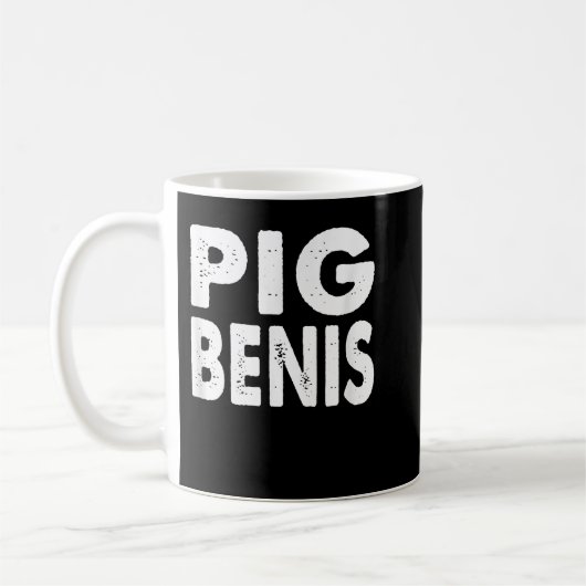 Pig Benis Koffiemok (Links)