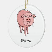 Pig Bite me Ornament (Links)