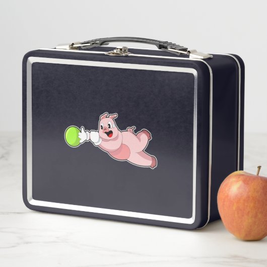 Pig Bowling Bowling ball (In situ)