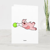 Pig Bowling Bowling ball Kaart (Achterkant)