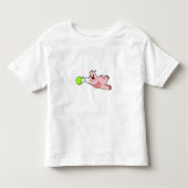Pig Bowling Bowling ball Kinder Shirts (Voorkant)