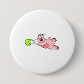 Pig Bowling Bowling ball Ronde Button 7,6 Cm (Voorkant)