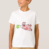 Pig Bowling Bowling ball T-shirt (Voorkant)