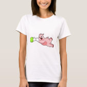 Pig Bowling Bowling ball T-shirt (Voorkant)
