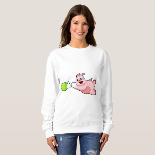 Pig Bowling Bowling ball Trui (Voorkant volledig)