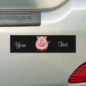 Pig Bumpersticker (Op auto)
