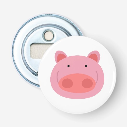 Pig Button Flesopener (Voorkant)