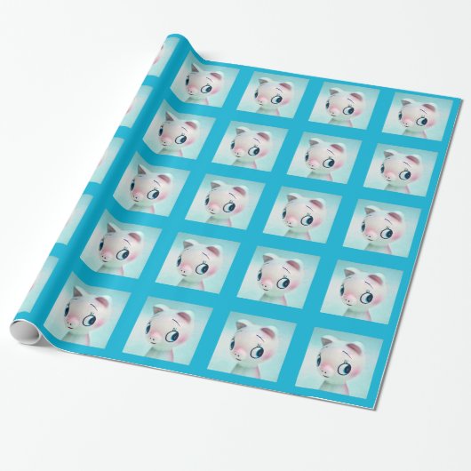 Pig Cadeaupapier (Uitgerold)