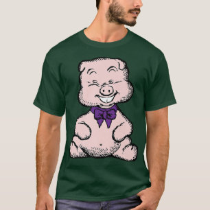 Pig Cartoon Art Premium T-shirt